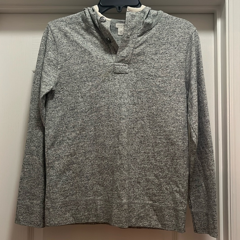 Crewcuts long sleeve grey hoodie